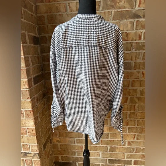 Anthropologie x Pilcro Blue and White Button-Down Shirt Bundle - Picture 13 of 15